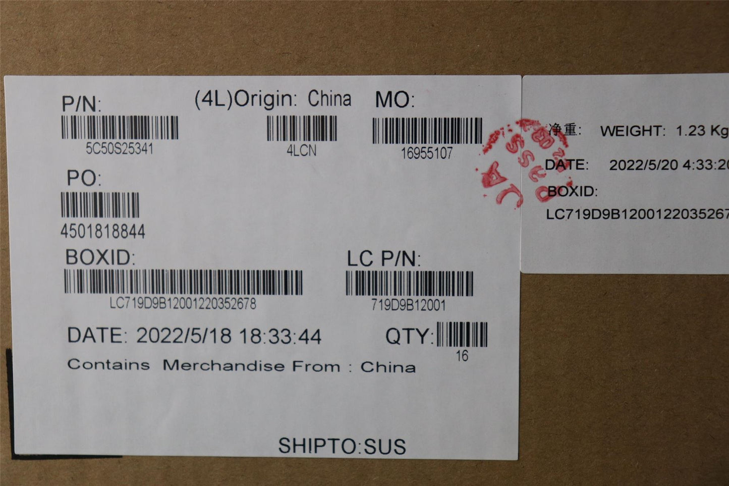 Lenovo USB Board L 82TU 5C50S25341