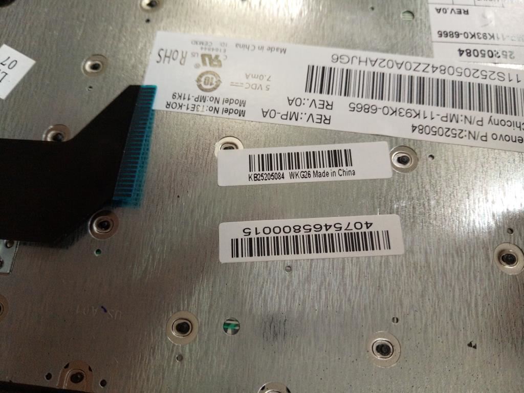 Lenovo CCYT3E1Kor84keyBLKKeyBlackF KBD Keyboard 25205084