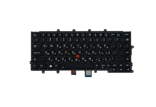 Lenovo ThinkPad X270 A275 Keyboard Hebrew Black Backlit 01EP076