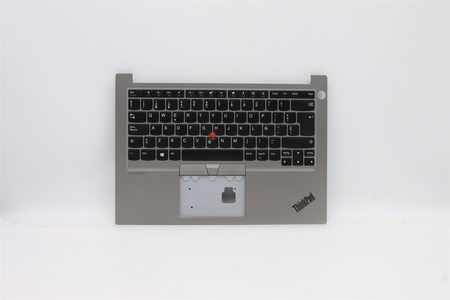 Lenovo ThinkPad E14 Keyboard Palmrest Top Cover Spanish Silver 5M10V17078