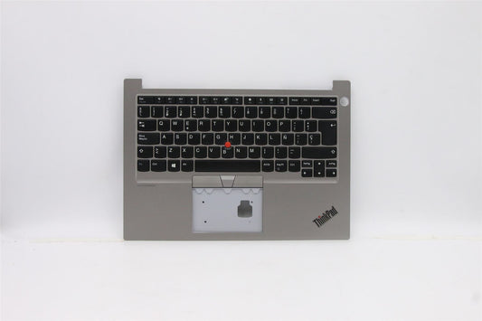 Lenovo ThinkPad E14 Keyboard Palmrest Top Cover Spanish Silver 5M10V17078