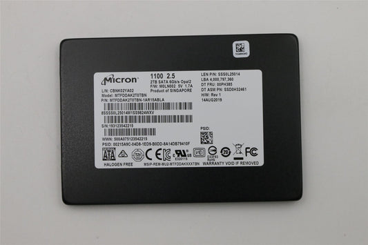 Lenovo ThinkStation P320 P920 P720 P710 P520c Solid State Drive SSD 2.5 00PH399