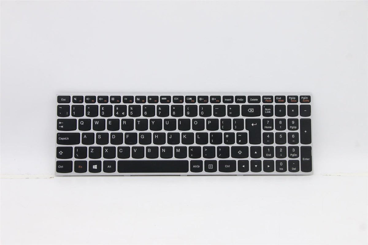 Lenovo Ideapad 300-15IBR 300-15ISK Keyboard UK Silver 5N20K13072