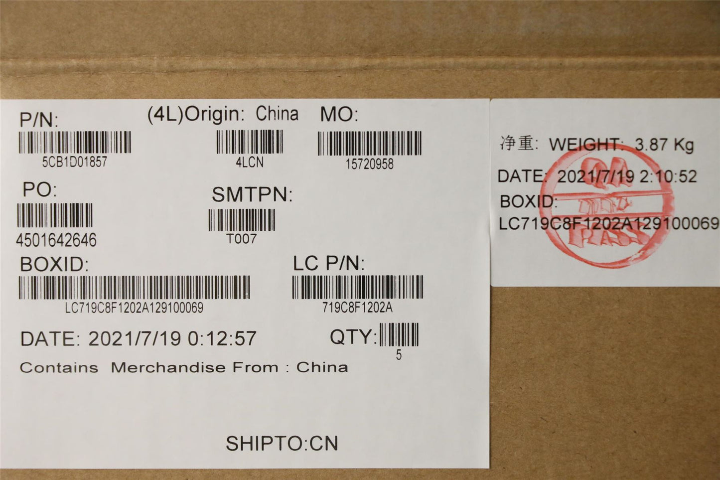 Lenovo Upper Case ASM_GRE L82NX IG_FP_D 5CB1D01857