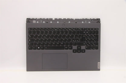 Lenovo Legion 5 16ITH6 Palmrest Cover Touchpad Keyboard Italian Grey 5CB1D10487