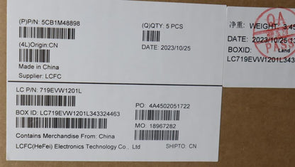 Lenovo V15 G4 IAH Palmrest Cover Touchpad Keyboard Czech slovakian 5CB1M48898