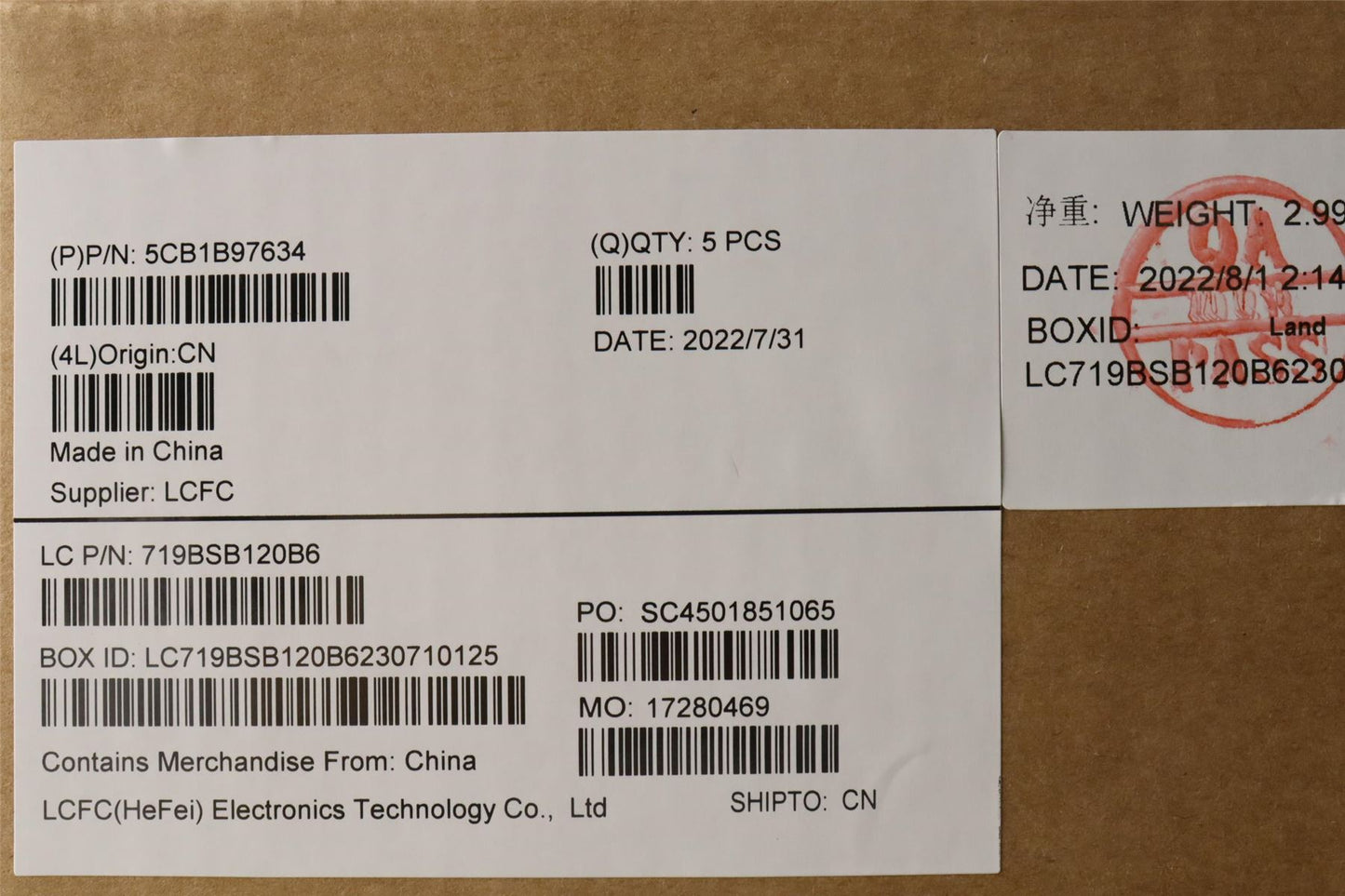 Lenovo Upper Case ASM_LA SPA L82H7ABFPBLD 5CB1B97634