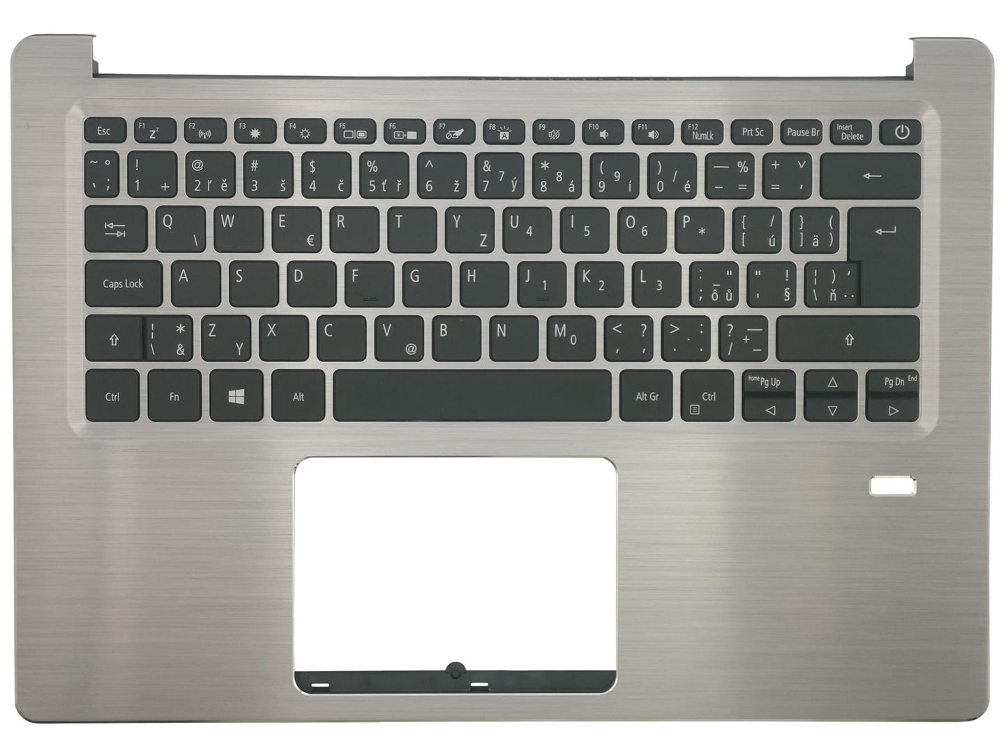 Acer Swift SF314-41 SF314-41G Palmrest Cover Keyboard Czech Silver 6B.HFDN1.006