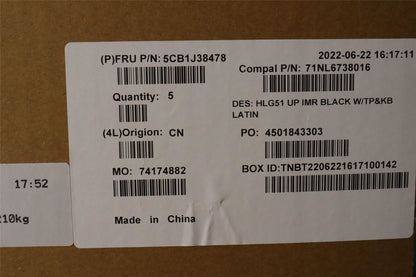 Lenovo Upper Case ASM_LA SPA C 82SC BLA 5CB1J38478
