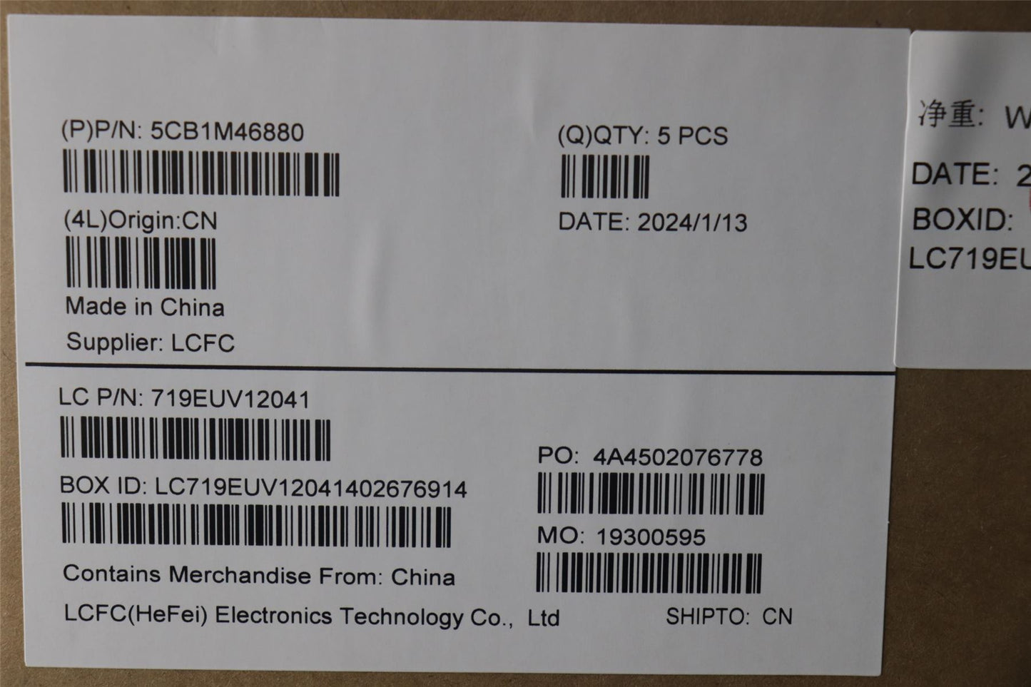Lenovo IdeaPad 3 15IRH8 Palmrest Cover Touchpad Keyboard Arctic Grey 5CB1M46880