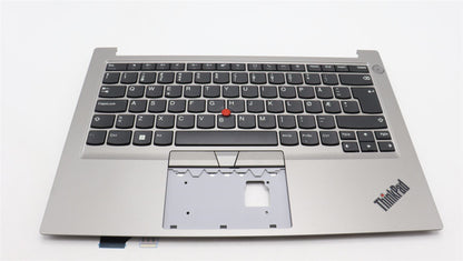 Lenovo ThinkPad E14 Gen 4 Keyboard Palmrest Top Cover Nordic Silver 5M11F25358