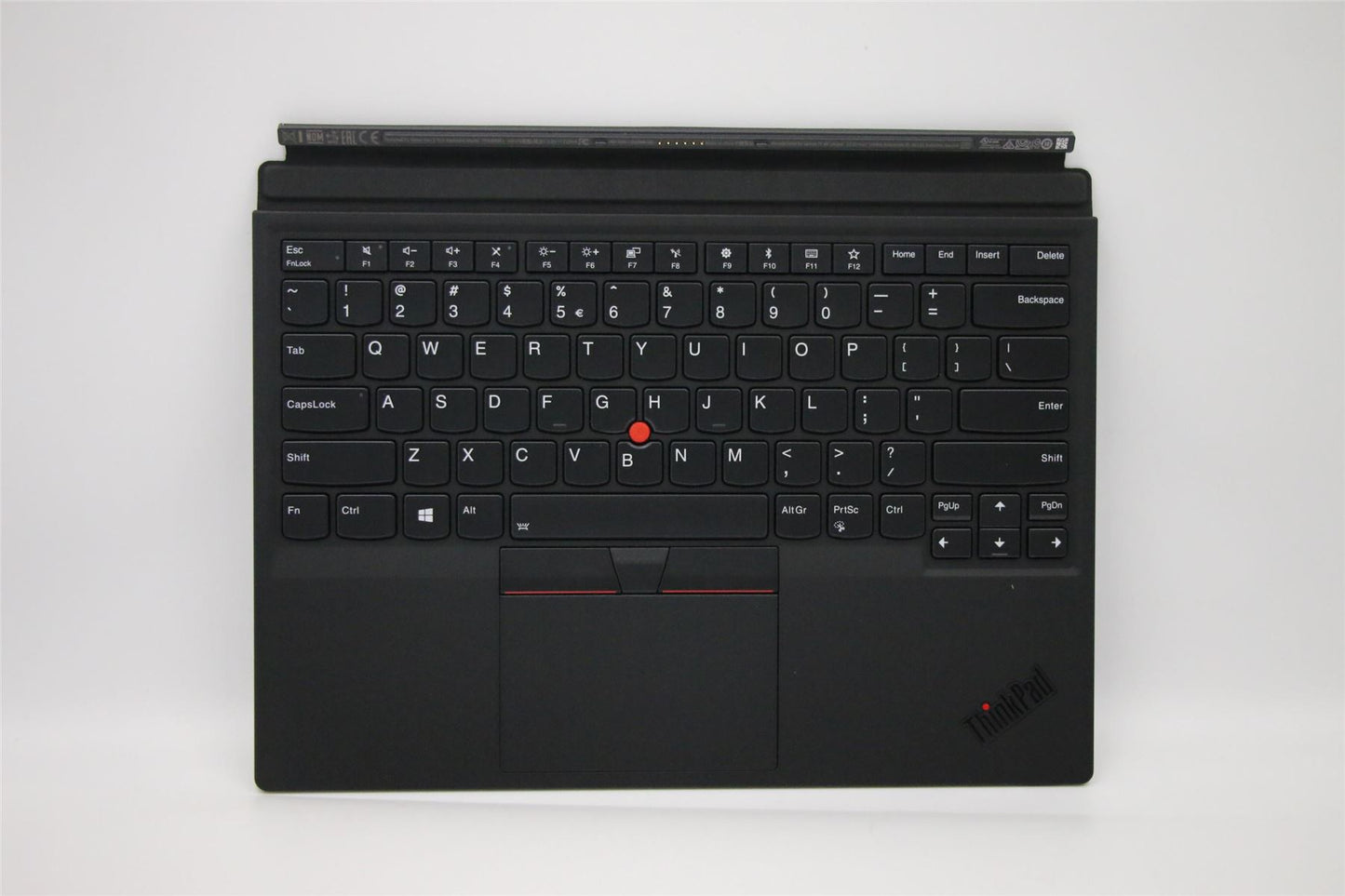 Lenovo Tablet X1 3rd Dock Keyboard Palmrest Touchpad US International 02HL175