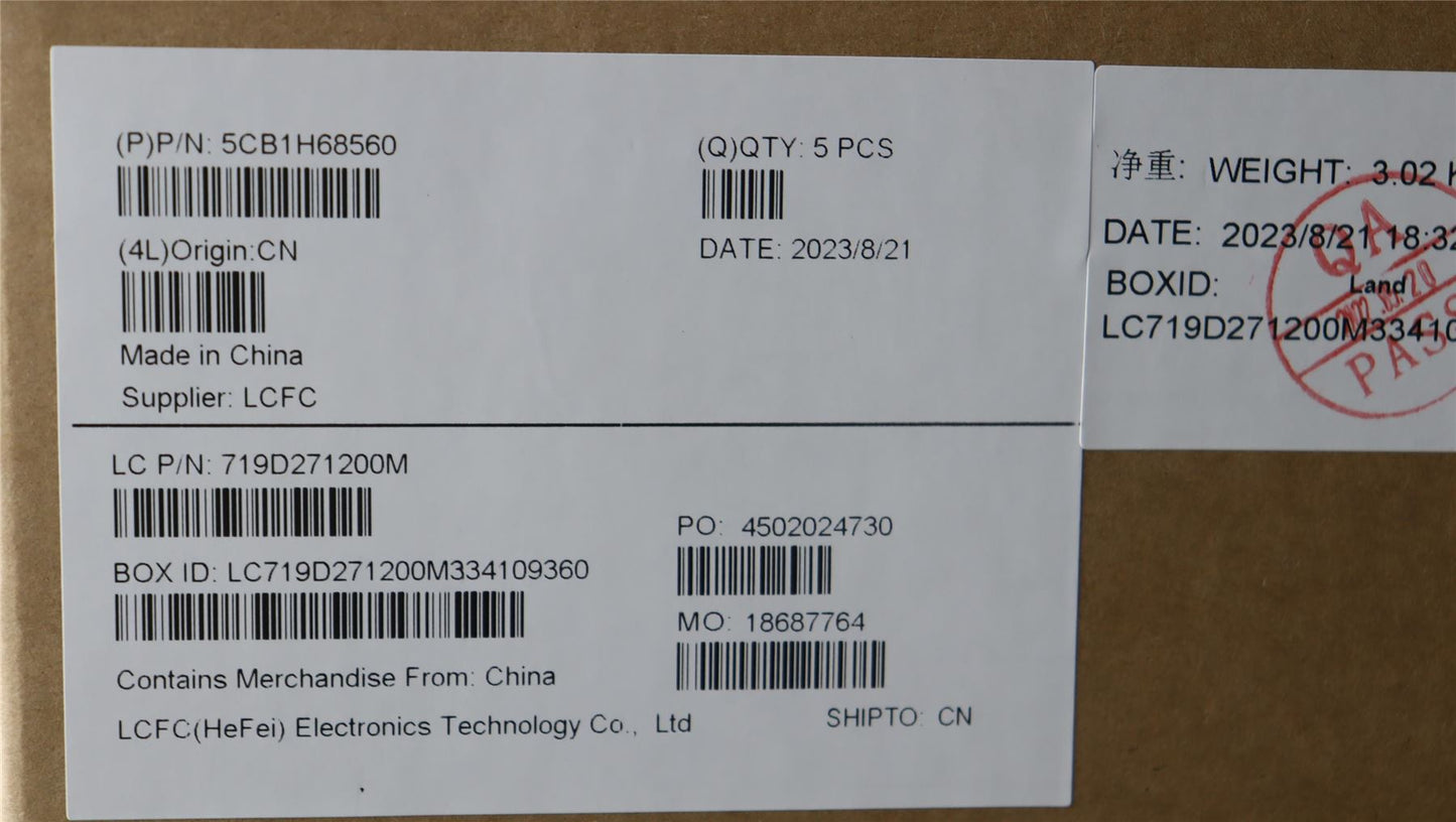 Lenovo IdeaPad 1 14ALC7 Palmrest Cover Touchpad Keyboard French 5CB1H68560