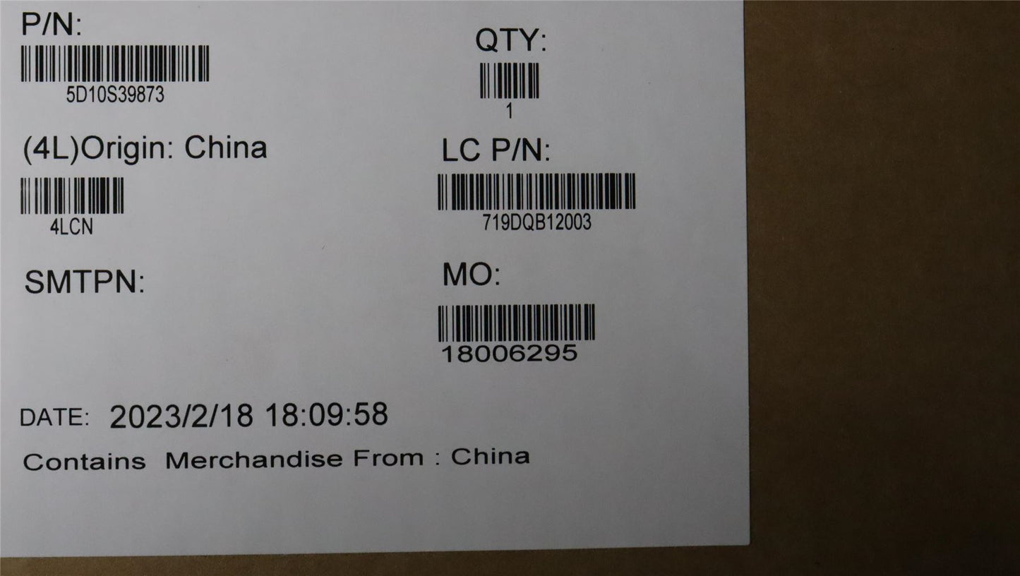Lenovo LCD Module L 82UT Laibao+SDC OGL 5D10S39873