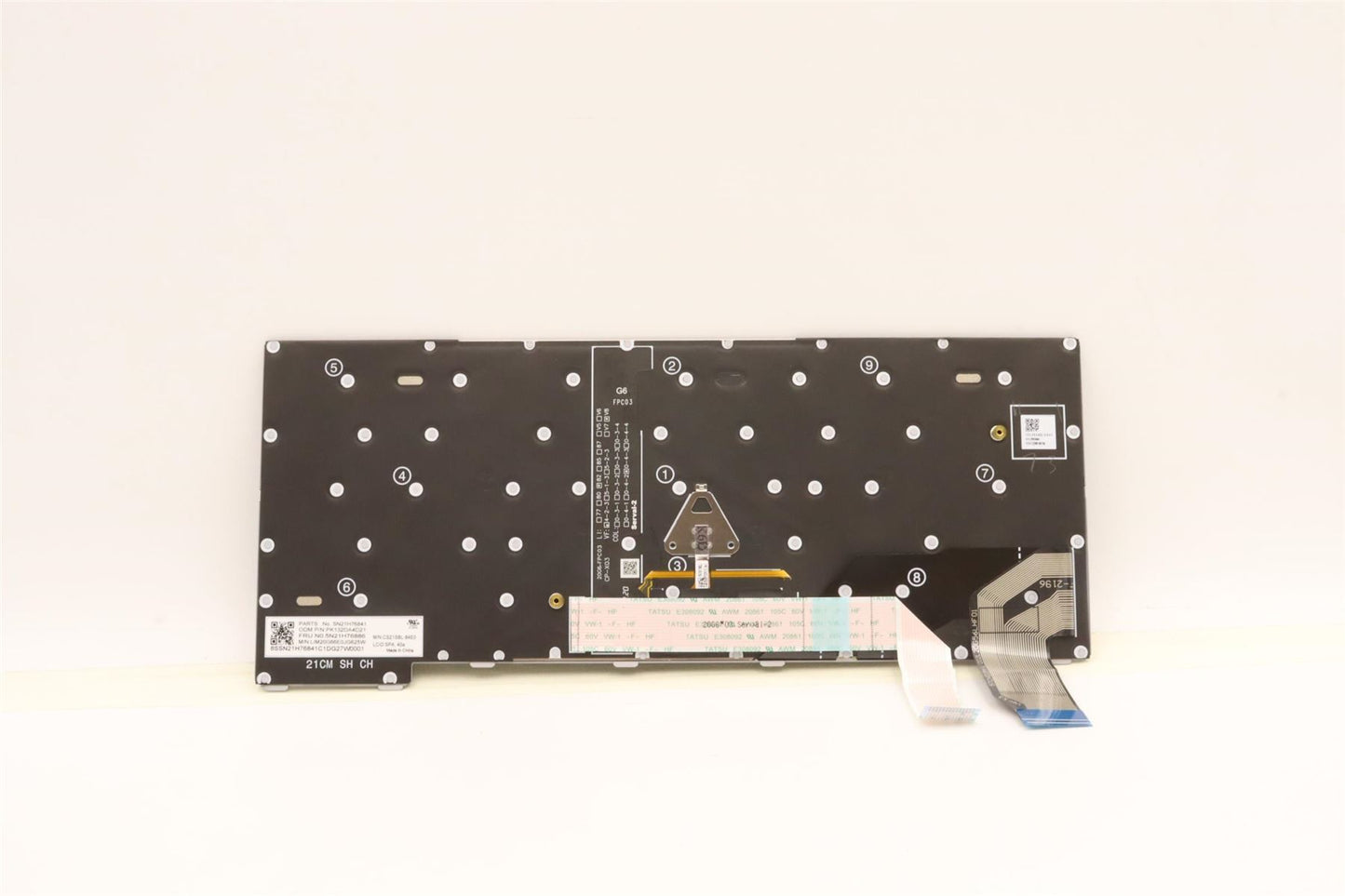Lenovo Yoga L13 Gen 4 X13 Gen 3 L13 Gen 3 Clavier Espagnol Rétroéclairé 5N21H76886
