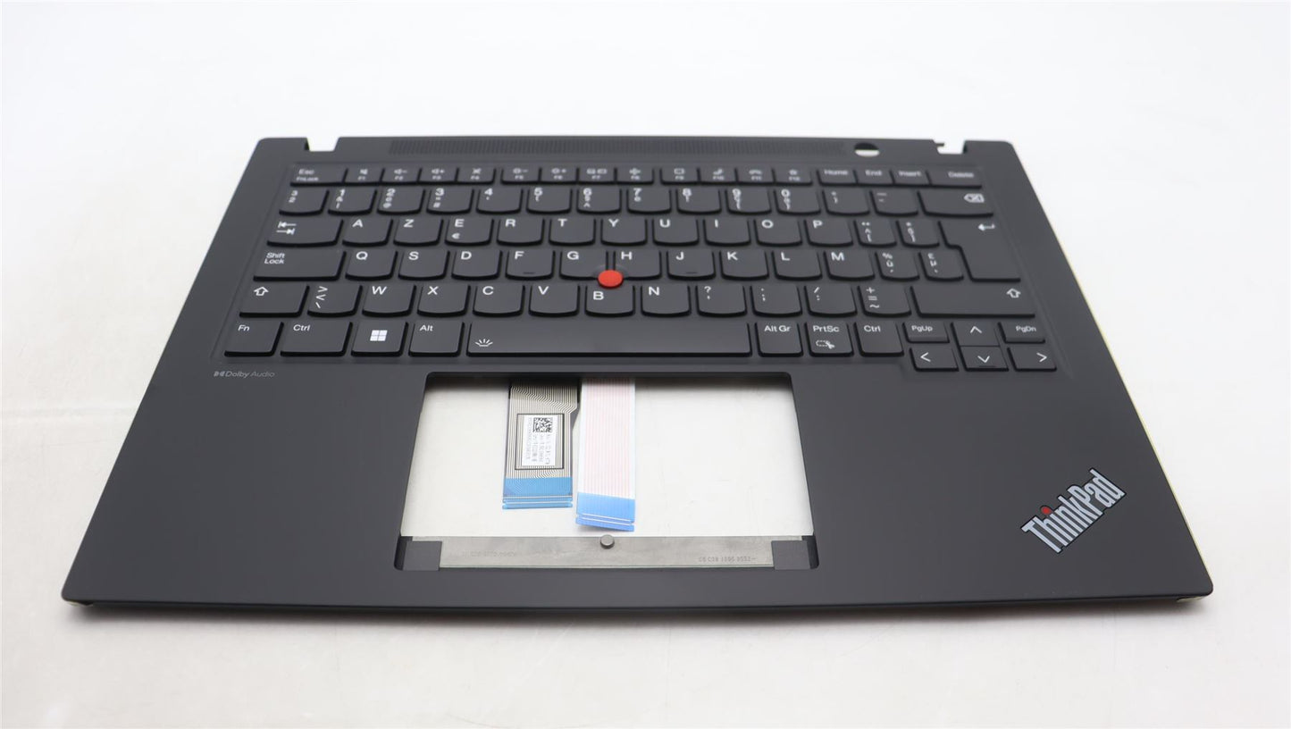 Lenovo ThinkPad T14s Gen 4 Keyboard Palmrest Top Cover Belgian Black 5M11L92808