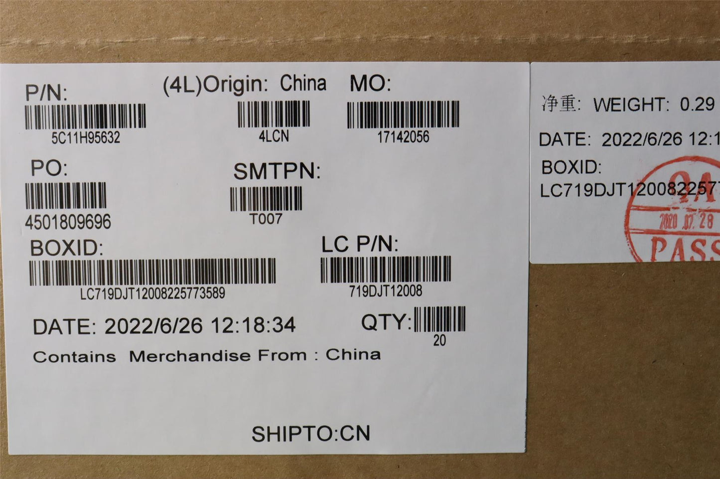Lenovo TypeC to 3.5 Audio Adapter 5C11H95632