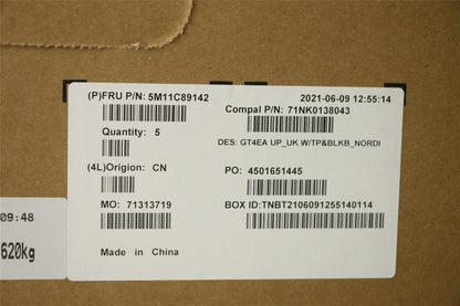 Lenovo 14e Gen 2 Keyboard Palmrest Top Cover Russian Black Backlit 5M11C89142
