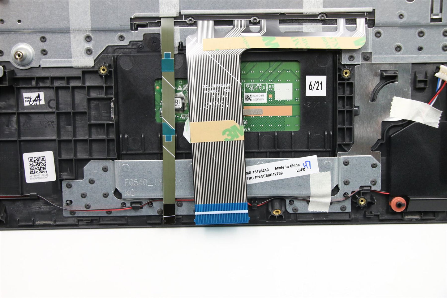 Lenovo IdeaPad L340 15IRH Palmrest Cover Touchpad Keyboard US Grey 5CB0U42769