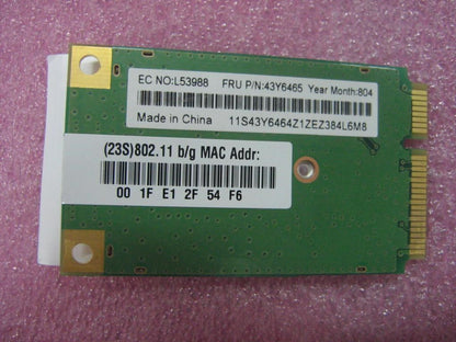 Lenovo FRU Gerry bg Board 43Y6465