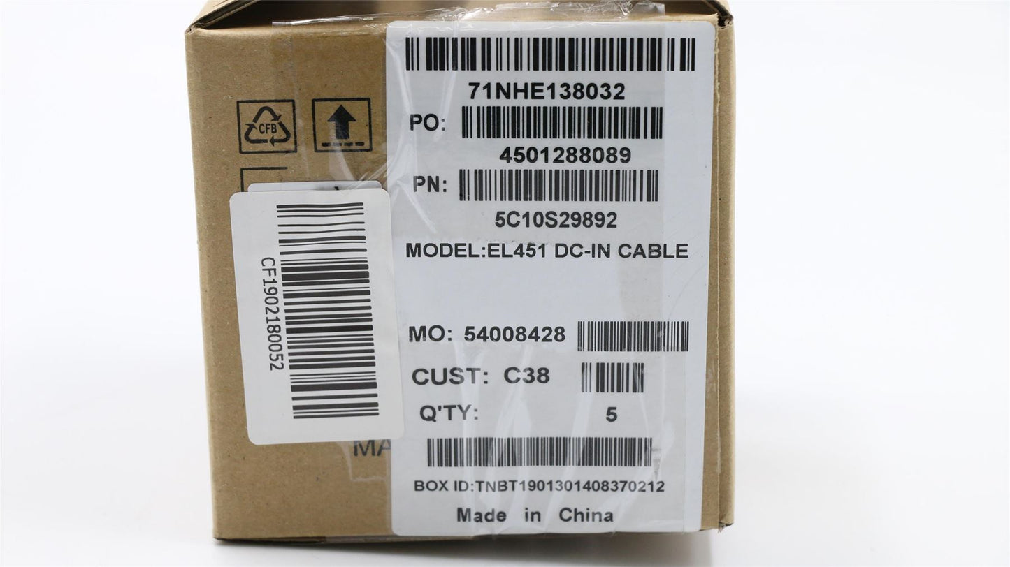 Lenovo IdeaPad S540-14IWL Touch DC In Port Socket Power Cable 5C10S29892
