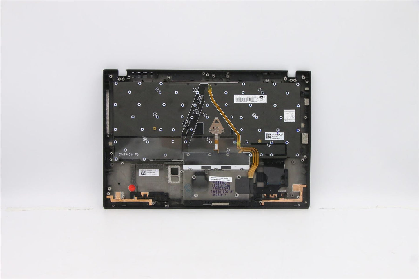 Lenovo ThinkPad X1 8th Gen Keyboard Palmrest Top Cover Turkish 5M10Z37040