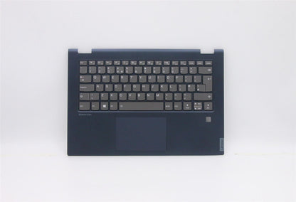 Lenovo IdeaPad C340-14IWL Palmrest Cover Touchpad Keyboard UK Blue 5CB0U42246