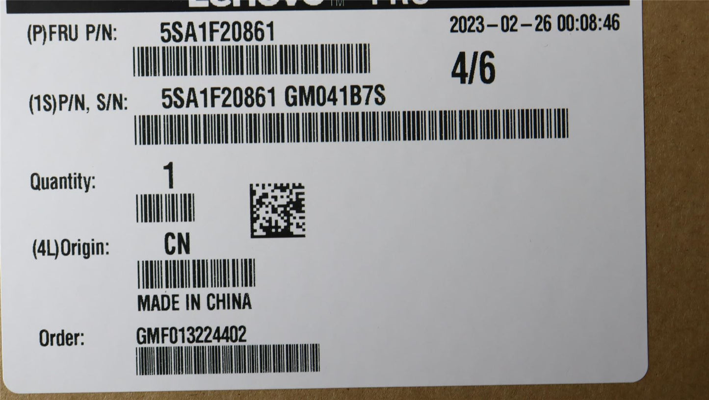 Lenovo SP Intel 10505 3.2GHz/6C/12M 65W 5SA1F20861