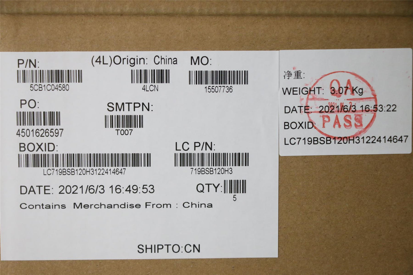 Lenovo Upper Case ASM_TC L82H7 SD NFPNBLD 5CB1C04580
