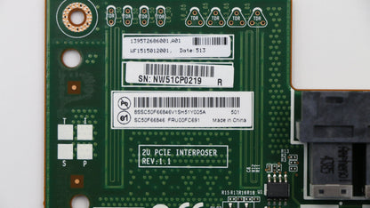 Lenovo intposer for Rafale PCIe PCI Board 00FC691