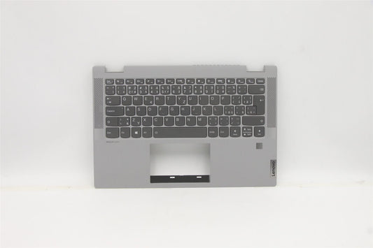 Lenovo Flex 5-14ALC05 Palmrest Cover Keyboard Czech Slovakian Grey 5CB1C19411