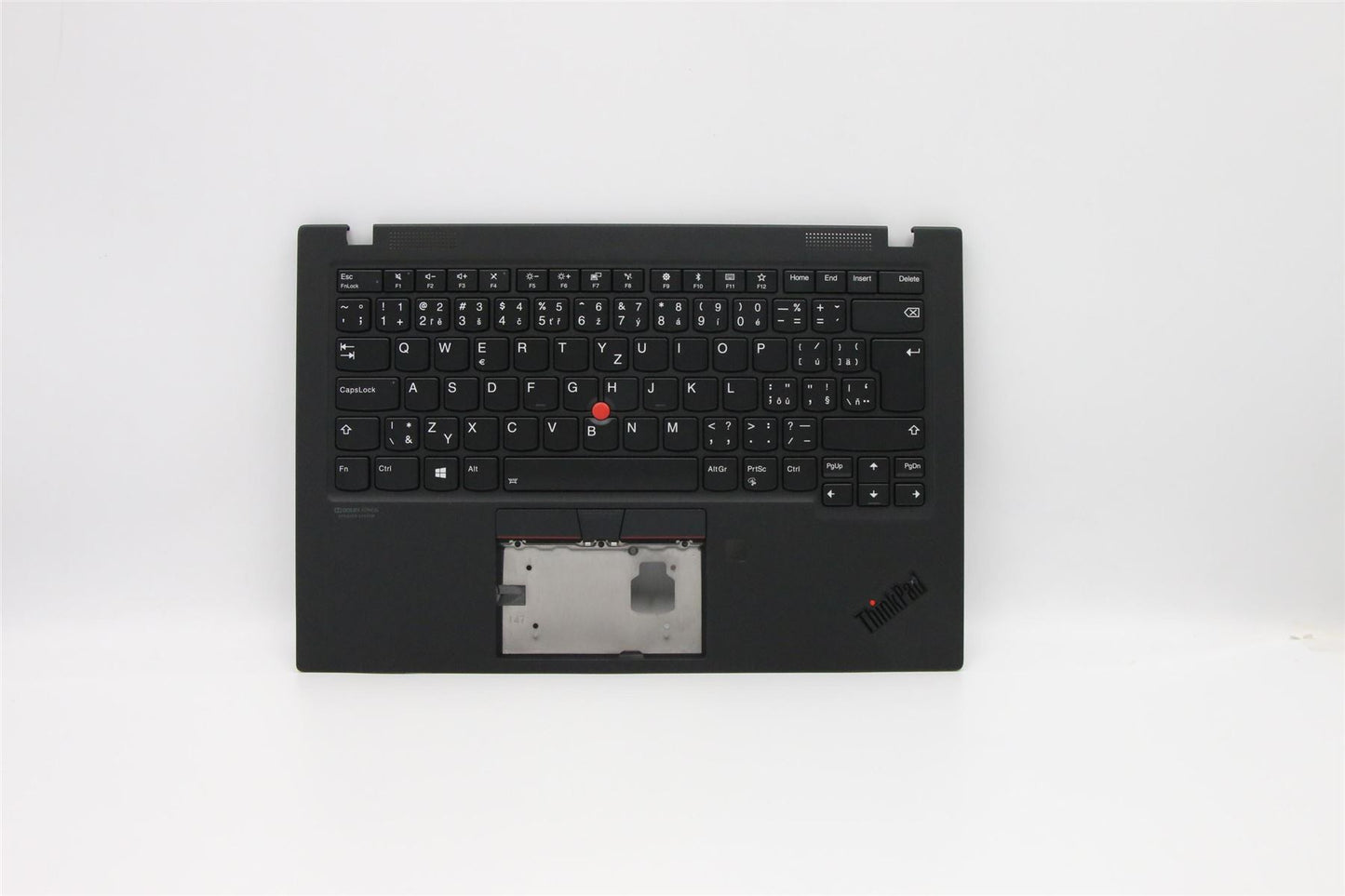 Lenovo Carbon X1 7th Keyboard Palmrest Top Cover Czech Black Backlit 5M10W85916