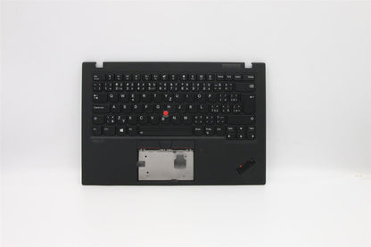 Lenovo Carbon X1 7th Keyboard Palmrest Top Cover Czech Black Backlit 5M10W85916