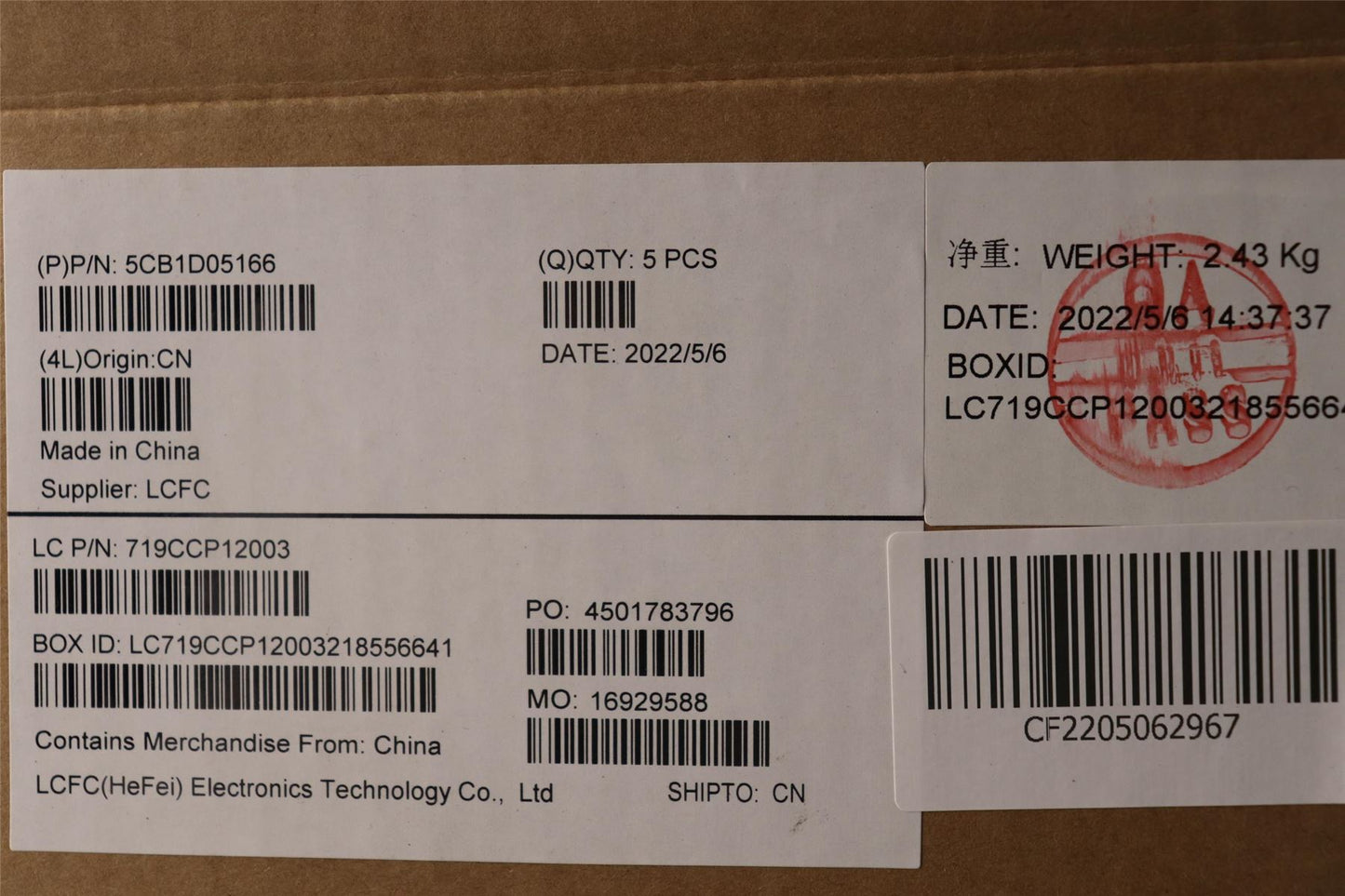 Lenovo Upper Case ASM_FRA L82N3 AB 5CB1D05166