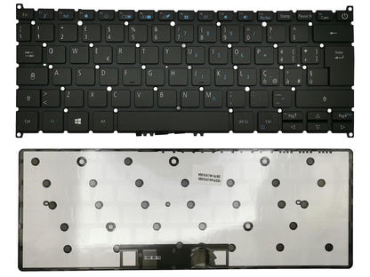 Acer Travelmate X514-51 X514-51T Keyboard Italian Black Backlit NK.I1313.0GA