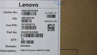 Lenovo IO board to MB FPC H 83AL 5C10S30719