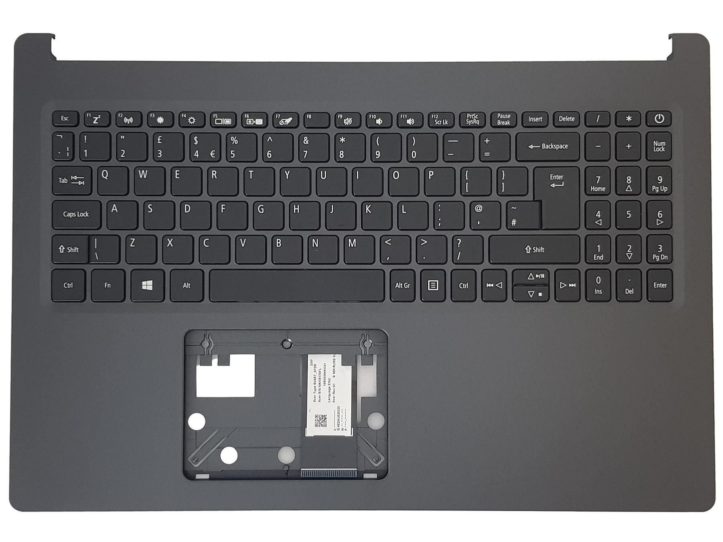 Acer Chromebook A515-55 A515-55G C733U Palmrest Cover Keyboard UK 6B.HSJN7.031