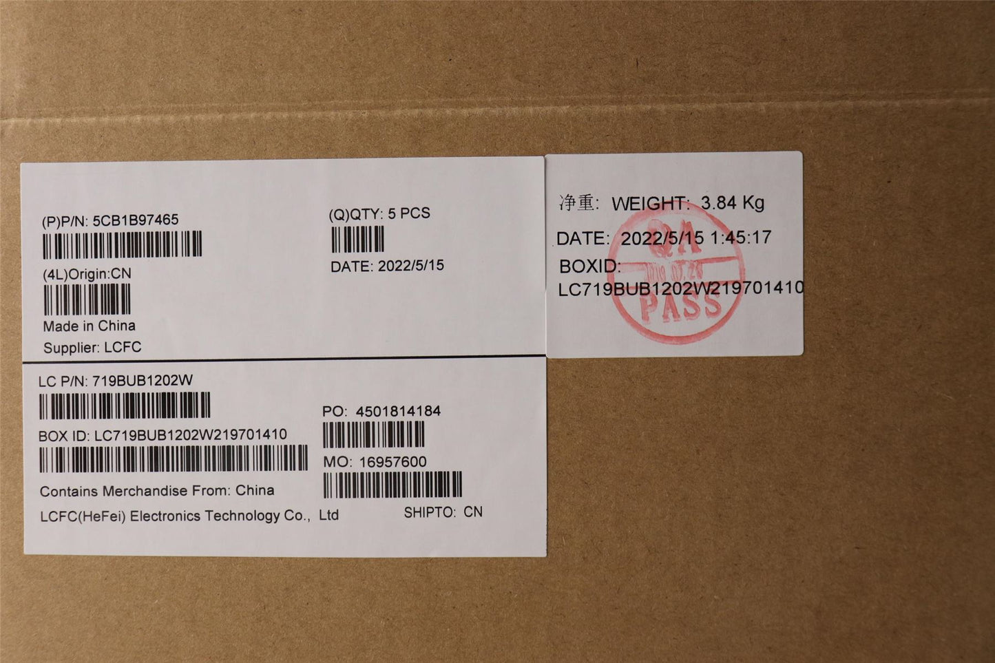 Lenovo Upper Case ASM_ITA L82H9 FP A/GUMA 5CB1B97465