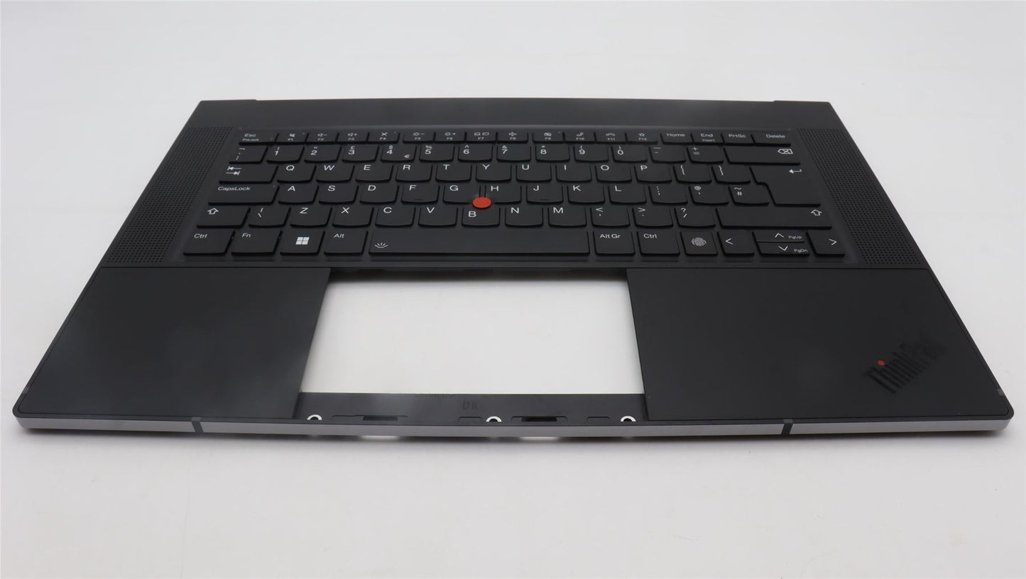 Lenovo ThinkPad Z16 Gen 1 Keyboard Palmrest Top Cover UK Black 5M11J13412