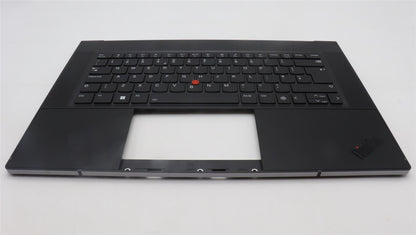 Lenovo ThinkPad Z16 Gen 1 Keyboard Palmrest Top Cover UK Black 5M11J13412