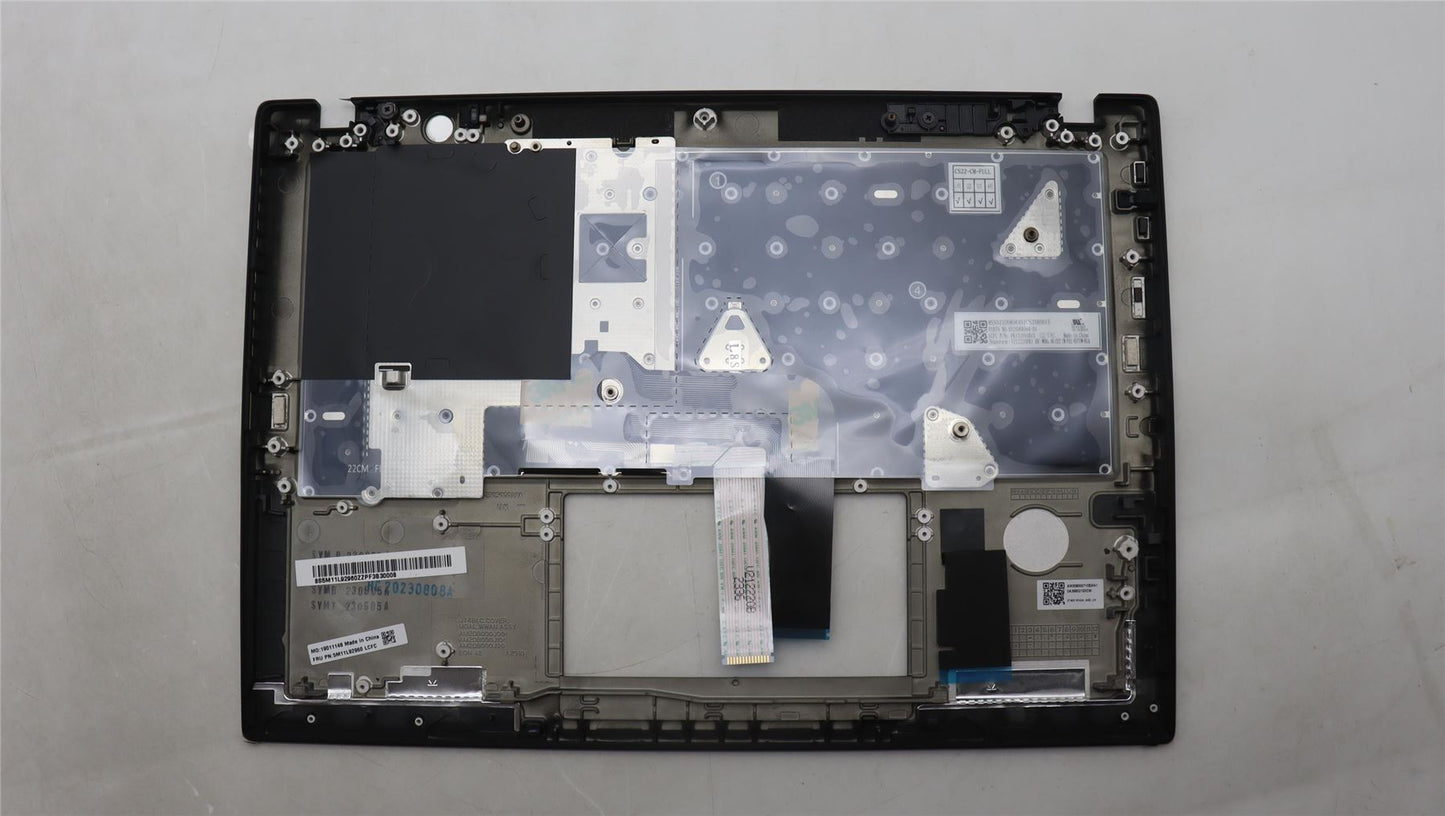 Lenovo ThinkPad T14s Gen 4 Keyboard Palmrest Top Cover Belgian Black 5M11L92960