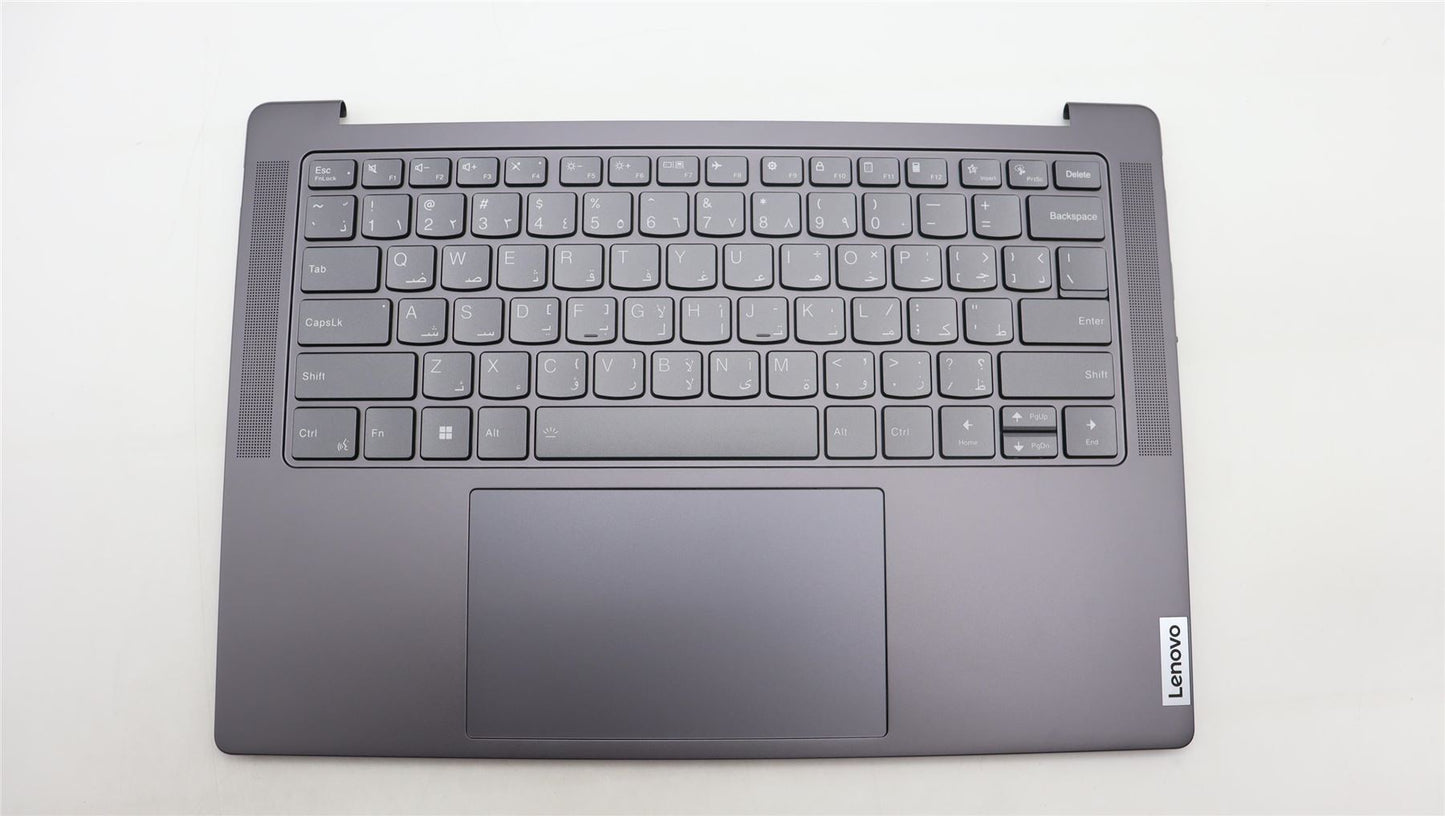 Lenovo Yoga 7 14IRH8 Palmrest Cover Touchpad Keyboard Arabic 5CB1L39366