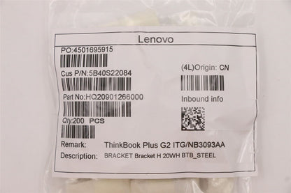Lenovo Bracket H 20WH BTB_STEEL 5B40S22084