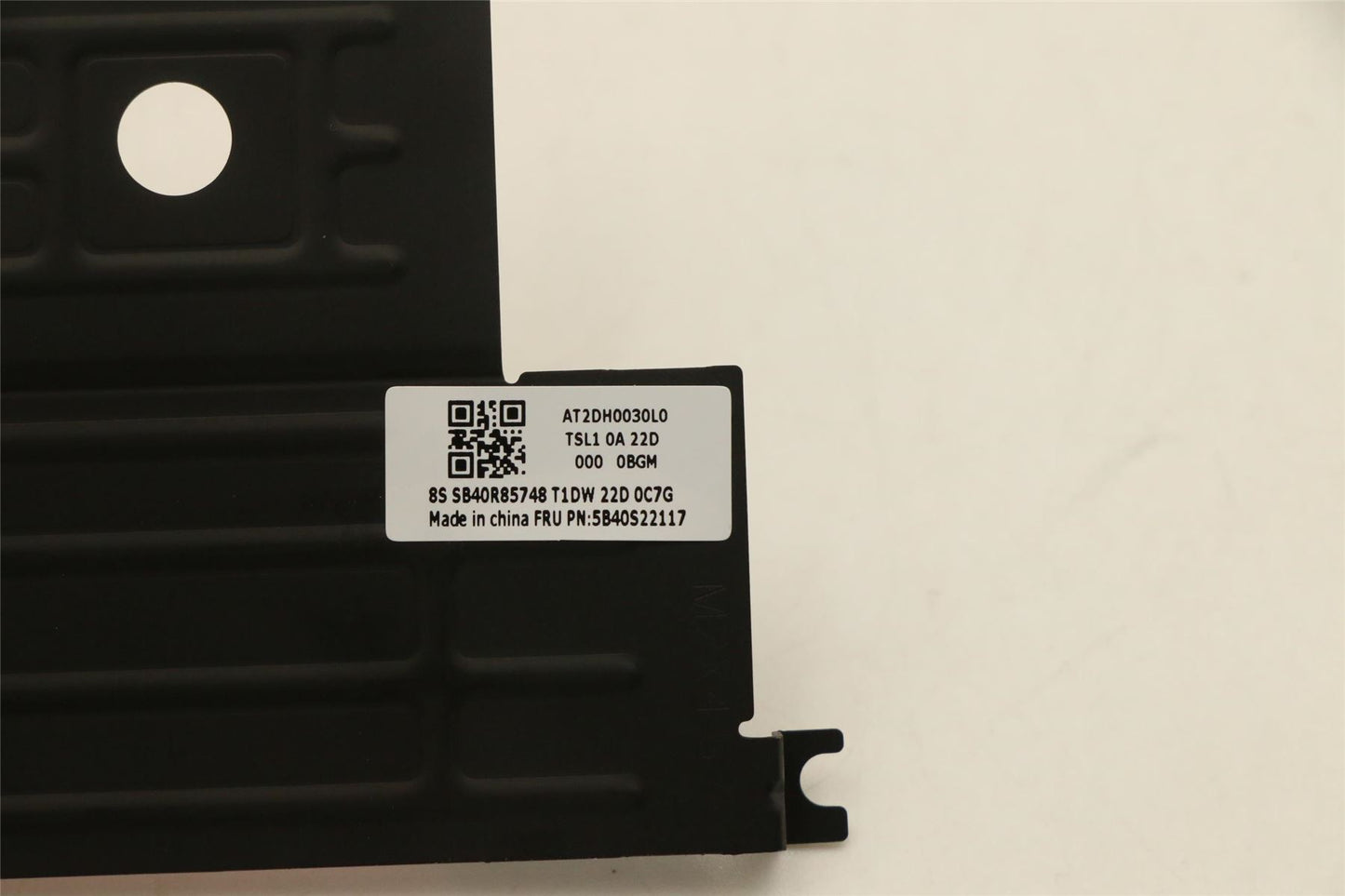 Lenovo Bracket L 82RF SSD Plate R 5B40S22117