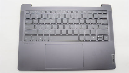Lenovo Yoga 6 14IAP8 Palmrest Cover Touchpad Keyboard US Europe Grey 5CB1J76025