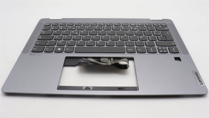 Lenovo IdeaPad 5 14ABR8 Keyboard Palmrest Top Cover French Artic Grey 5CB1K20828