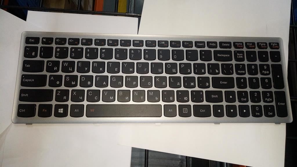 Lenovo T6E1B-CCY-RU-BlackKeySilverF-BLKBD Russian Keyboard 25213733