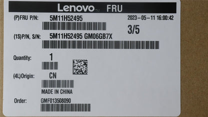 Lenovo ThinkPad T14s Gen 3 Keyboard Palmrest Top Cover UK Black 5M11H52493