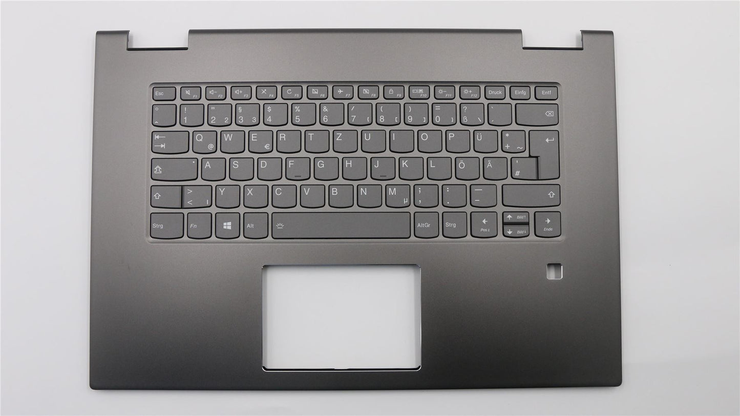 Lenovo Yoga 730-15IKB Keyboard Palmrest Top Cover German Black 5CB0Q96440