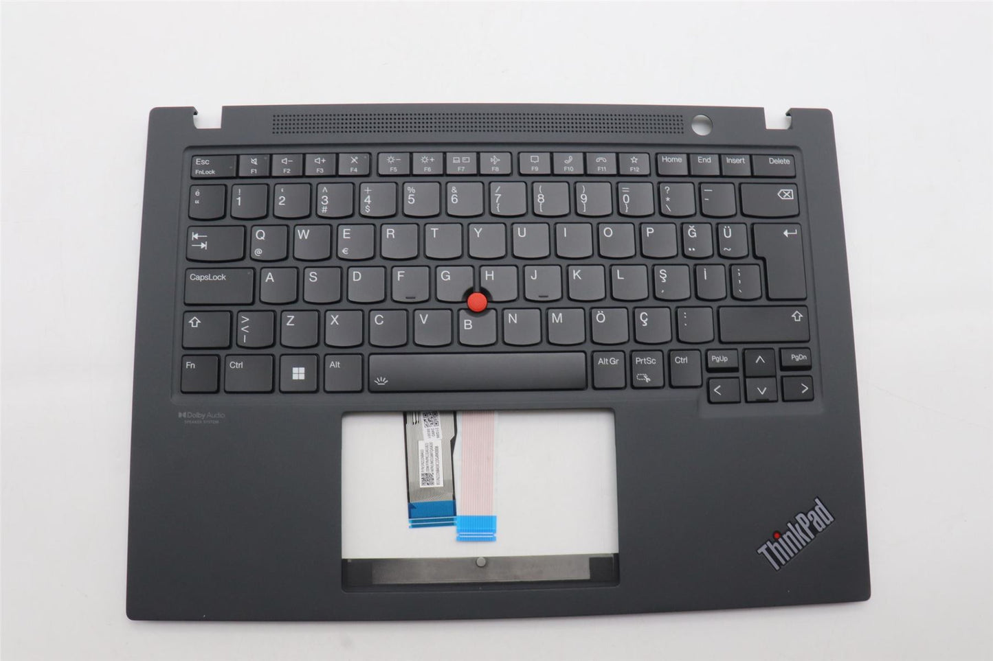 Lenovo ThinkPad T14s Gen 3 Keyboard Palmrest Top Cover Turkish Grey 5M11H26058